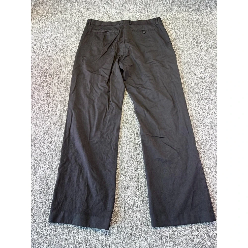 Banana Republic Classic Dress Pants Mens 38x32 Black Wool Pockets Straight Leg